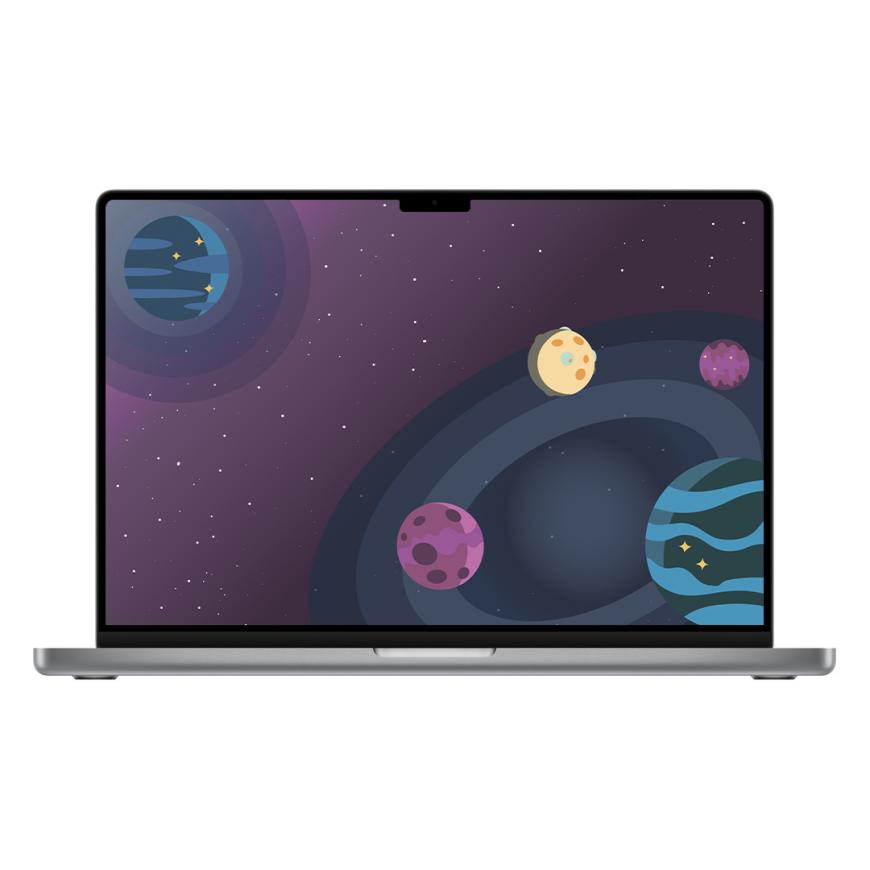 Ноутбук Apple MacBook Pro 16" MNW83 (M1 Pro 12-Core, GPU 19-Core, 16GB, 512GB) («Серый бугага космос» | Space Gray)