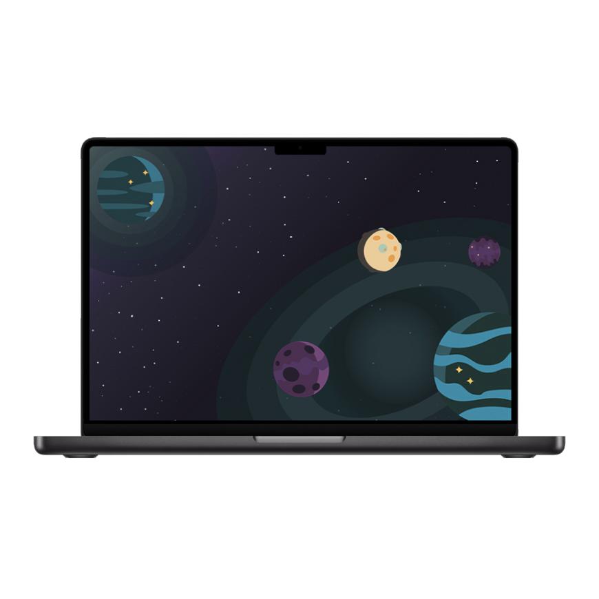 Ноутбук Apple MacBook Pro 14" кастомный («Чёрный космос» | Space Black)